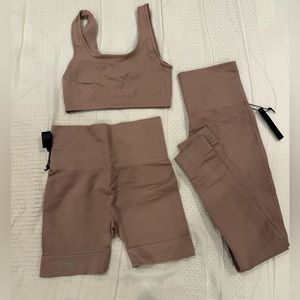 Set active legging, bras, basics in ballet